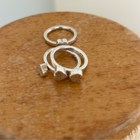 Folli Follie Nesting Heart Silver Rings - Picture 5 of 12
